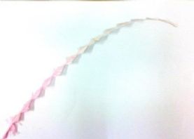 Pink Diamond Cut Ostrich Feather